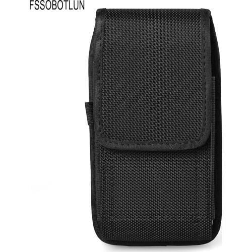 FSSOBOTLUN,For Uhans A6 Holster 5.5 inch,Nylon Pouch With Hook Carabiner Belt Loop Cover For Uhans MIX 2/Note 4/X8/i8/U300