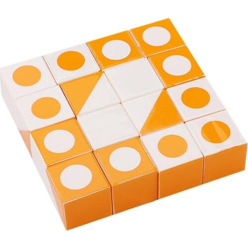 Montessori Geometric Puzzle Building Blocks Jigsaw For Children Aged 3-12 Preschool Learning Educational Game Toys For Children