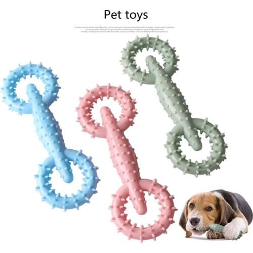 Pet Dog Toy Chew Rubber Toys for Small Dogs Puppy Non-toxic Pet Toys Funny Interactive Resistant To Bite Teeth Training Pet