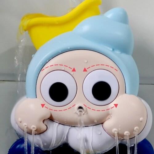 D7WF Toddler Bath Toys Googly Eyes Water Spinner Steady Stream Spray Water Flow Fountain Water Scoop Widgets Squirters Sprink