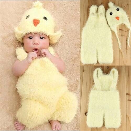 Newborn Photo Prop Hooded Romper Knitted Baby Outfit Clothes Bebe Boy Girl Photography Props Crochet Clothing Infant Costumes