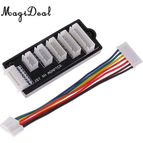 MagiDeal 1Pc Plastic JST XH Balance Board 2S-6S Lipo Battery Charing Charger Adapter for Mega Power 960 Remote Control Parts