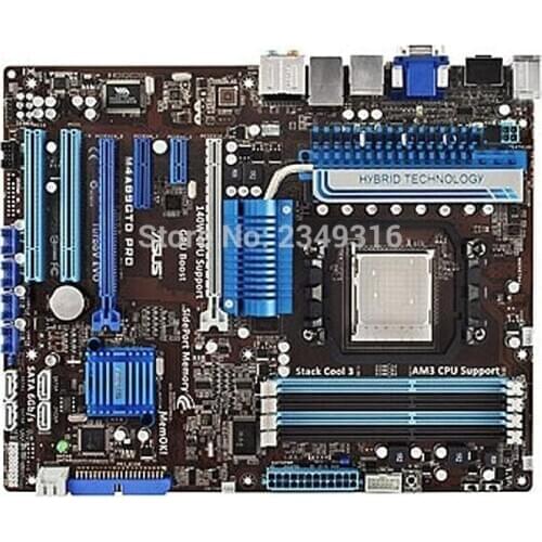 For Asus M4A89GTD PRO Desktop Motherboard 890 Socket Socket AM3 DDR3 Original Used Mainboard