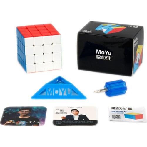 MoYu Meilong 4M 4x4x4 Magnetic Magic Cube 4x4 Speed Cube Educational Puzzle toys for kids
