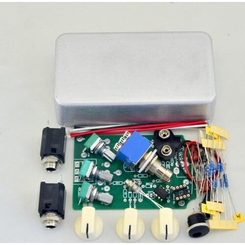 DIY Overdrive Guitar Pedal Kit With 1590B Diecast Aluminium Encloures OD1 Pedal Kit