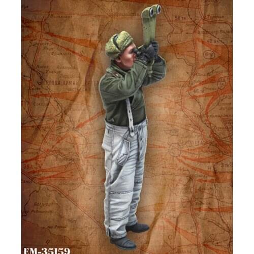 1/35 tanker resin kit soldiers GK Military scene combination Military theme of World War II Uncoated No colour