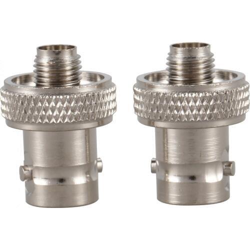 Hot 2pcs SMA Female To BNC Female Convert Adapter For Two Way Radio BaoFeng UV-5R FD-880