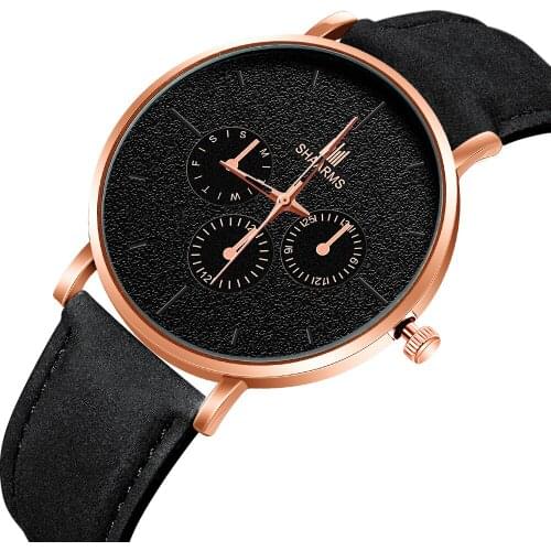 Casual Wrist Watch For Men Quartz Wristwatch Fashion Ultra thin Alloy Dial Watches Mens 2021 Business Clock Relogio Masculino