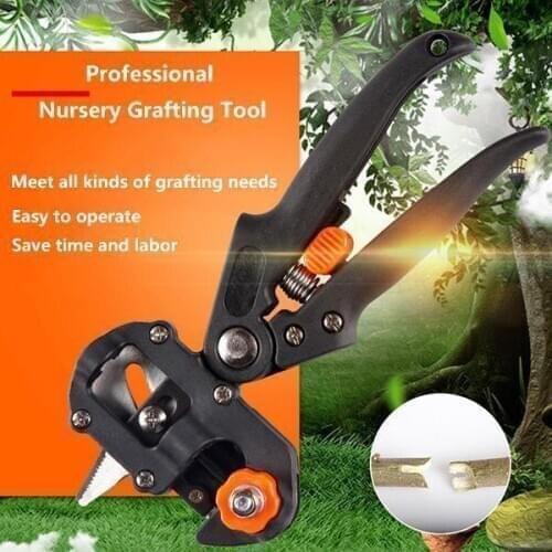 Professional Nursery Grafting Tool Shears Scissor Fruit Tree Vaccination Multi-function Bud Cutter 3 Styple Blade Gardening Too