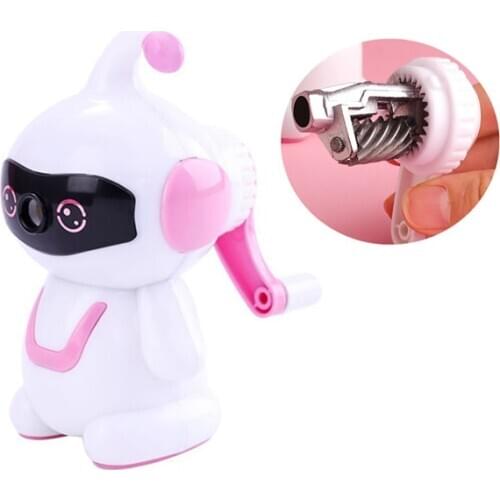 Robot hand pencil sharpener cute cartoon pen sharpener student supplies manual rotary pencil sharpener