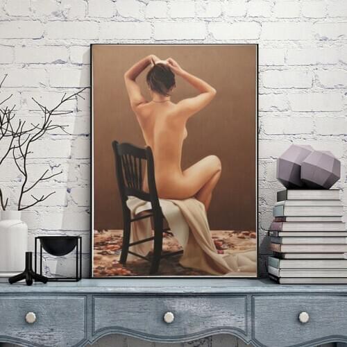 Sexy Naked Woman Figure Oil Painting HD Print Canvas Printings Unframed Wall art Home Decor