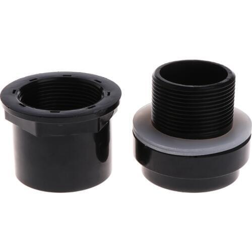 Aquarium Inlet Outlet Fitting Head Water Pipe Fitting Connector 20/25/32/40/50mm K1MF