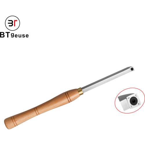 Wood Turning tool Rougher Carbide Tipped Wood Lathe Full Size With 1pcs Square Carbide Cutter insert 15x15x2.5mm with Radius