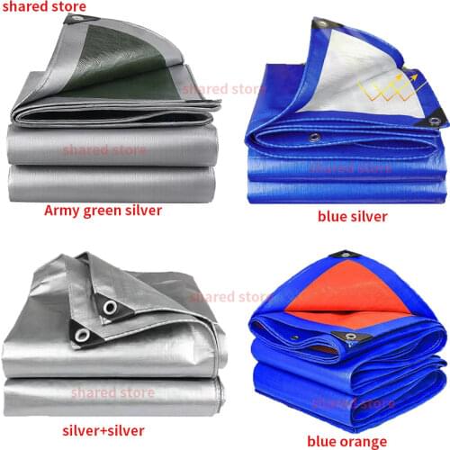Outdoor Waterproof PE Tarpaulin 0.32mm Tarpaulin For Garden Plant Shed Boat Truck Canopys Shaded Sail Cover For Dog And Pet Hous