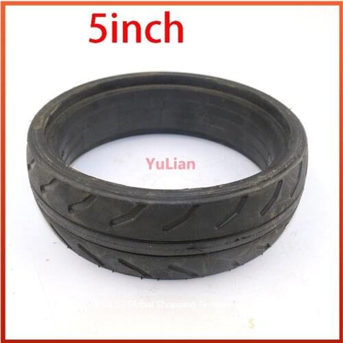 High quality 5 inch Solid tyre Fast wheel F0,jackhot,Nes carbon fiber scooter solid tire