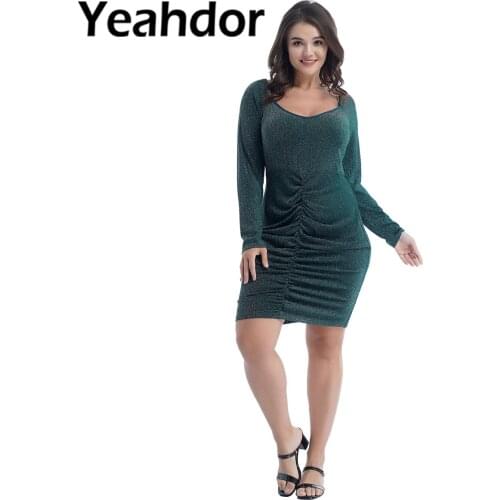 Платья для полных Yeahdor China At AliExpress