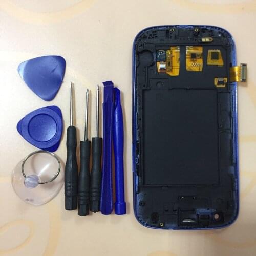 For Samsung Galaxy S3 i9300 LCD Display + Touch Screen Digitizer Assembly With Frame + Free Tools