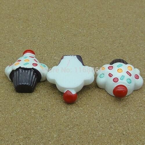 1pcs/lot resin flat back candy ice cake 28mm Cabochons Scrapbooking Hair Bow Center Card Frame Making Craft DIY B001-7