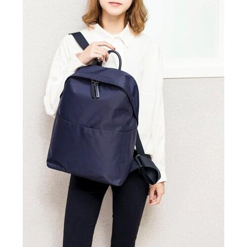 2021 Elegant Multifunctional Backpack Teenage Girl Ring buckle Portable Travel Bag Female Small Schoolbag Badge Women Backpacks