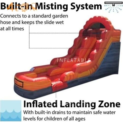 AEOR Factory directly sale commercial inflatable slides inflatable bouncer slide for party inflatable water slide with pool