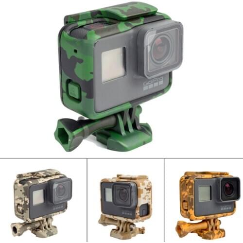 For Gopro Accessories Camouflage Protective Housing Case for GoPro Hero6 5 Standard Border Frame for GoPro Hero6 5 Black Edition