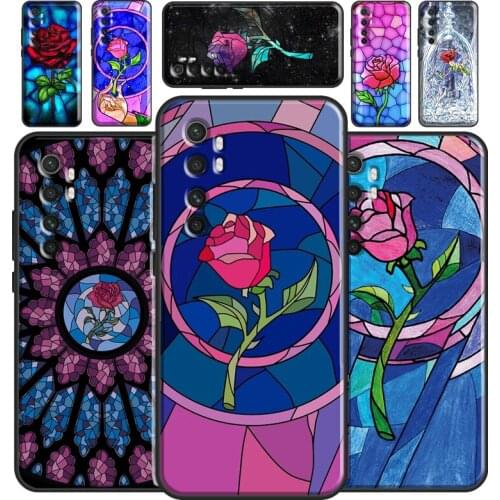 Stained Glass Rose Galaxys Case For POCO X3 Pro M3 F3 Cover For Xiaomi Mi 10T Pro 11 Ultra A3 9 10 Mi Note 10 Lite