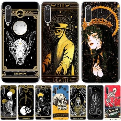 Death Tarot Phone Case for Xiaomi Redmi Note 10 9 9S 8T 8 7 8A 7 7A 6 6A 9A 9C S2 K20 K30 Pro Fashion Cover Coque