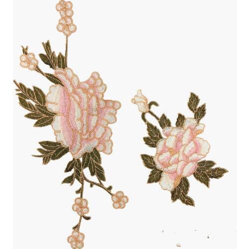 Flower embroidery color water soluble embroidery hollow collar flower DIY cheongsam sewing accessories wholesale
