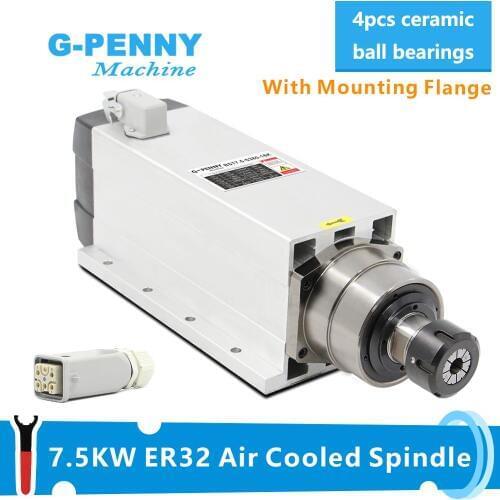 New Arrival!CNC Wood working spindle motor 220v 380v Air Cooled Spindle ER32 300Hz 18000rpm air cooling spindle motor with Mount