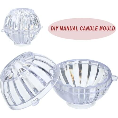 Round 3D Cactus Candle Mold Plaster Soap Mould Crafts DIY Aromatherapy Tool