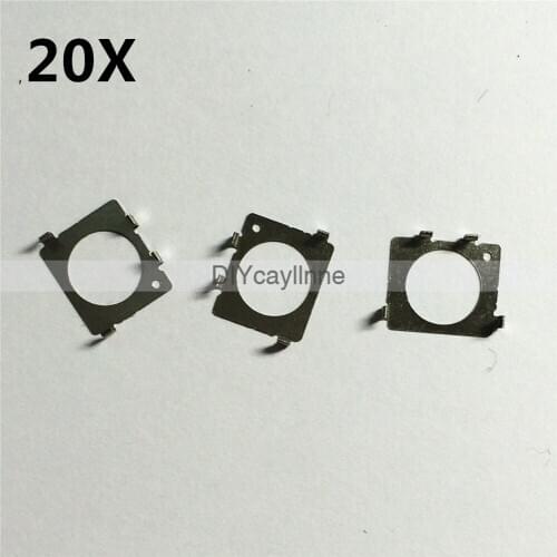 20pcs Back Camera Holder Metal for iPhone 6 6S 7 Plus Holding Metal Cover Ringer Frame Cap Seal Bracket Parts