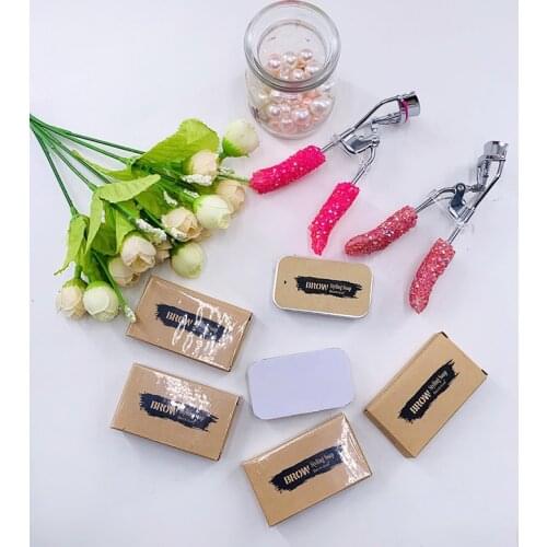 Customizable Logo Stickers Eyebrow Styling Soap Fluffy Brows Makeup Sculpt Wax Soft BrushEyebrow Gel Waterproof Long-Lasting