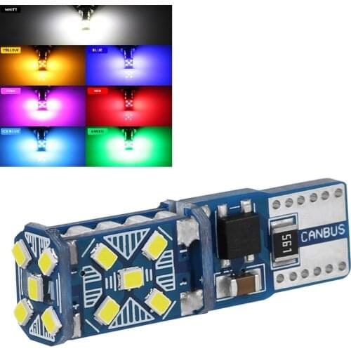 NEW T10 Car LED Bulb W5W LED Canbus 194 168 2825 Lamp Car Interior Light Reading Golve Box Trunk Auto Lamp White 12V