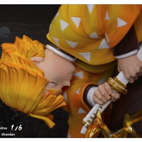 Presale Demon Slayer Blade Sky Top My Wife Zenyi Thunder Breath GK Limited Statue Figure