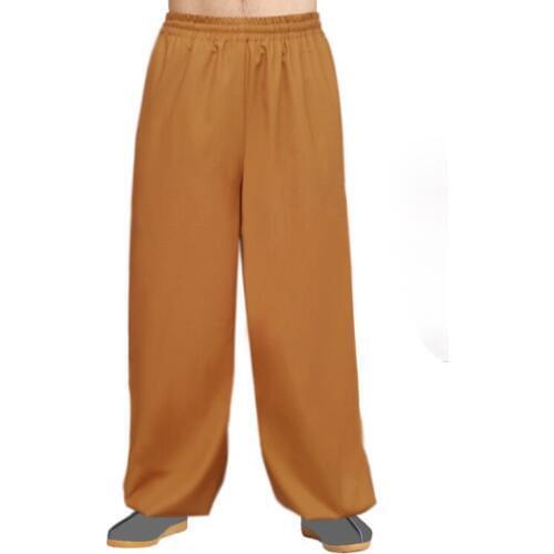 Unisex Summer&Spring buddhist monks zen trousers bloomers shaolin monk Kung Fu martial arts pants