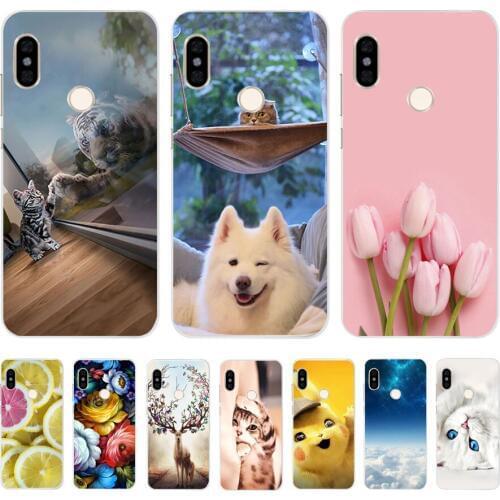 Silicone Case For Xiaomi Redmi Note 5 Case Soft Cute Cat Cover back Phone Cases for Xiomi Redmi note 5 note5 5pro fundas Coque