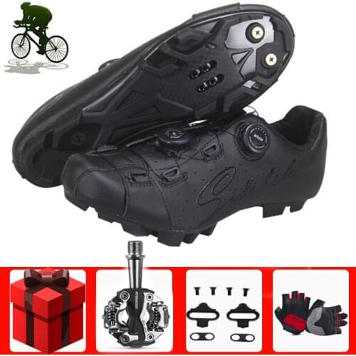 SIDEBIKE Cycling Shoes Men Sapatilha Ciclismo MTB Mountain Bike Bicycle Sneakers Professional Self-Locking Bicicleta Carretera