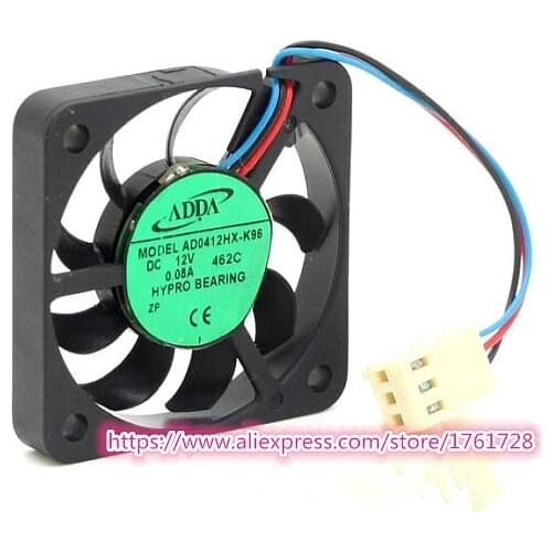 Brand new and original AD0412HX-K96 4cm 12V 0.08A 6300RPM cooling fan 3wires