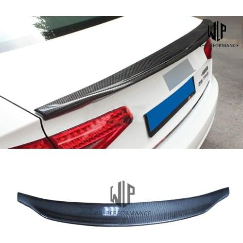 A4 B9 High Quality Carbon Fiber Rear Spoiler Wings Car Styling For Audi A4L B9 Car Body Kit 2016-UP