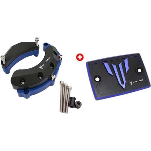 Motorcycle Engine Guard Cover Brake Fluid Reservoir Cap Kit For YAMAHA MT 09 FZ-09 FJ-09 MT-09 TRACER XSR900 MT-09 SP 2014-2020