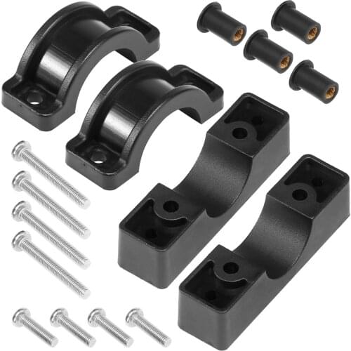 1 Pair Kayak Pole Bracket Holder Kit Kayak Motor Mount Holder for Kayak Canoe