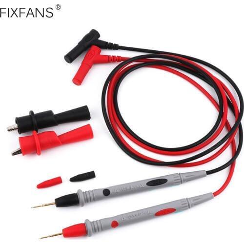 1000V 20A Digital Multimeter Test Leads Needle Probe with Crocodile Alligator Clips Clamp for Testing Components SMD SMT Tool