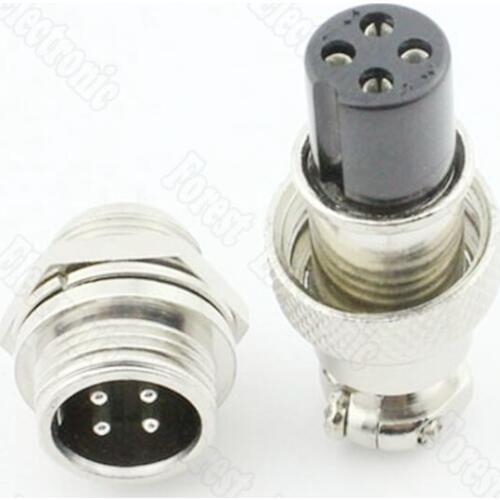 4 Pin Air Plug Air Connector One Set GX12-4P