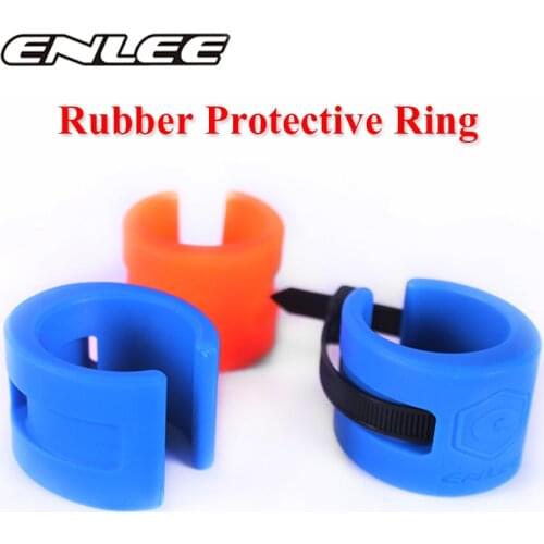 4pcs ENLEE Bicycle Protective Gear Road MTB frame collision protection ring guard Chain rubber protector stickers