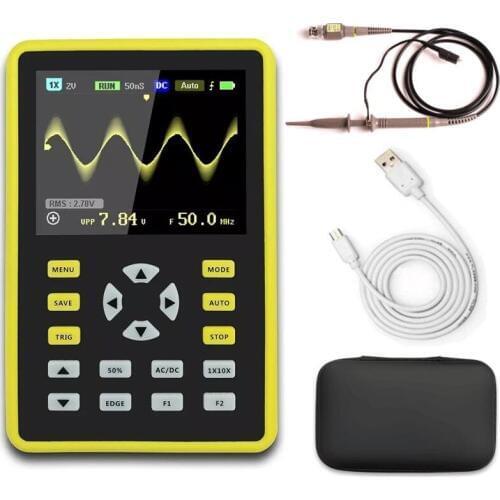 ADS5012H Digital 2.4" TFT Screen Anti-burn Oscilloscope 500MS/s Sampling Rate 100MHz Analog Bandwidth Support Waveform Storage