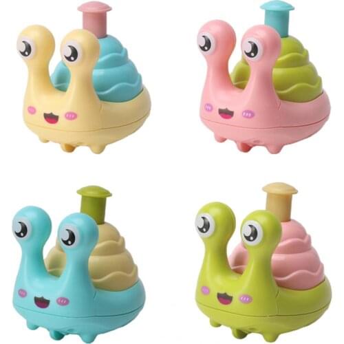 Car Toy Running Snail Easy to Play Plastic Cartoon Pull Back Vehicle Toys Good Quality Simple Structure Creative Bauble Kid Gift