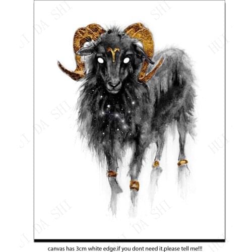 Twelve constellations, Aries, giclèe print