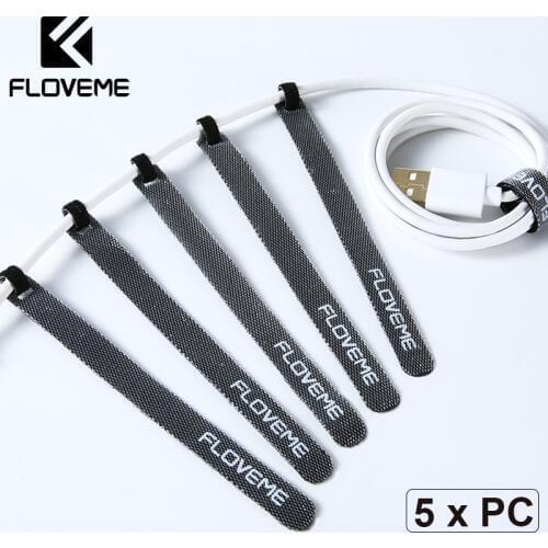 FLOVEME Cable Organizer Wire Winder Cable Holder 14cm For Mouse Cord Earphone Aux USB Cable Management Wire Cable Protector