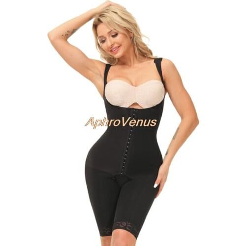 Shapewear Women Full Body Shaper Slimming Bodysuit Open Crotch Corset Waist Trainer Shaping Underwear Postpartum Recovery Sheath