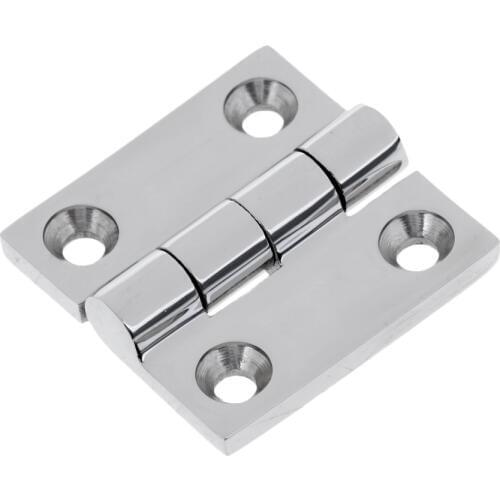 Cabinet Furniture Drawer Window Door Stainless Steel Butt Hinge 1.5' x 1.5
